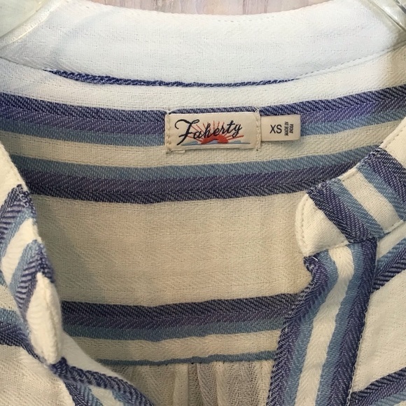 Faherty Vida Baja Stripe Top - Picture 5 of 8